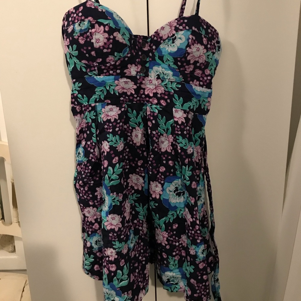 Black flowery Sumer dress